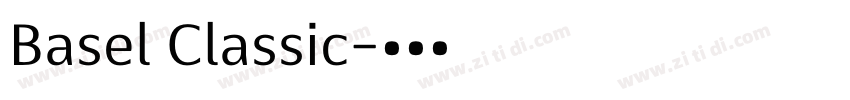 Basel Classic字体转换